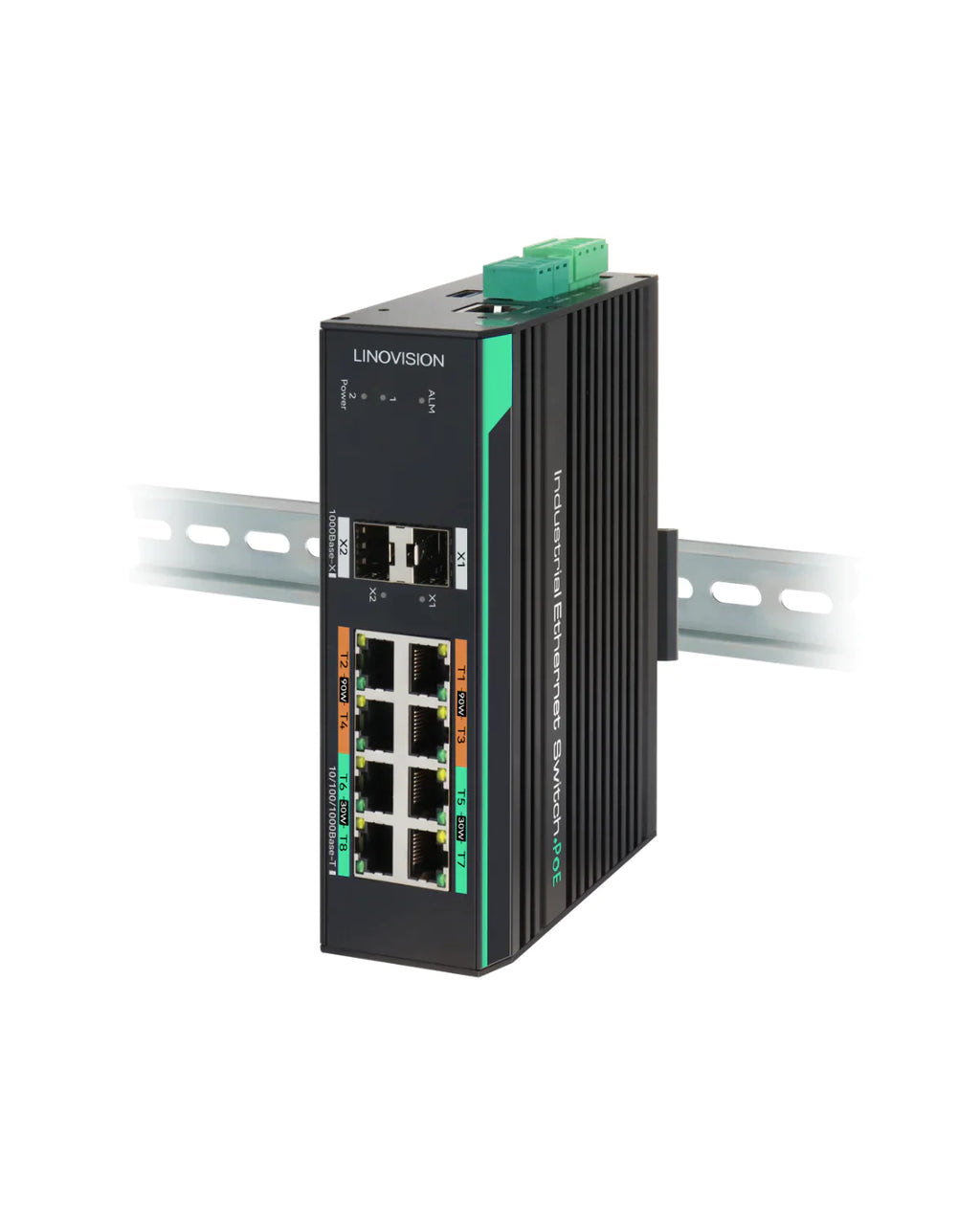 24-Port 1U/Desktop Gigabit Ethernet Unmanaged Switch, 2 Gigabit SFP Ports,  Metal Housing