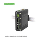 Industrial 5G Cellular Router with Dual SIM Cards and RS232/485 IoT Integration