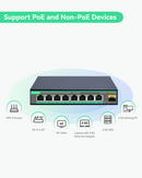 2.5G Cloud Managed PoE Switch with 10G SFP Uplink and 130W PoE Budget