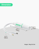 Outdoor Waterproof POE Splitter with DC12V Output and Ethernet (2 pack)