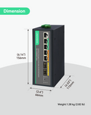 L2 Managed Solar PoE Switch with Built-in MPPT Solar Charge Controller
