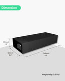UL Listed DC 48V 2.5A Power Adapter, AC 100-240V to DC 48V 2.5A 120W Power Supply Adapter for PoE Switches and PoE NVRs
