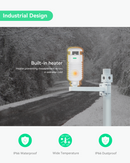 8-in-1 Environment Monitor with Sensors of Ultrasonic Wind, PM2.5/10 and Noise