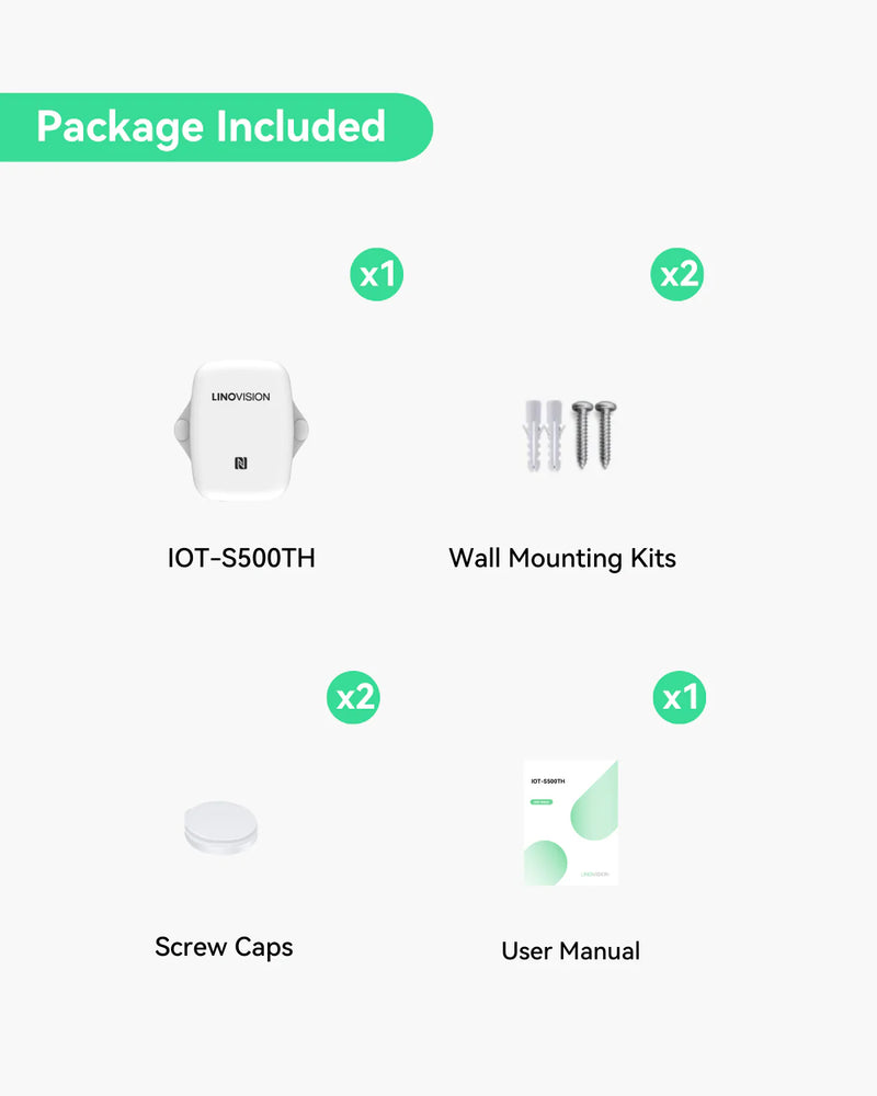 LoRaWAN Waterproof Wireless Temperature & Humidity Sensor