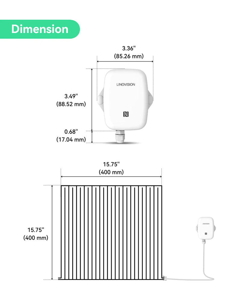 LoRaWAN Wireless Membrane Leakage Detection Sensor