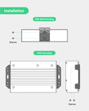 8 Ports 360W Full Gigabit Managed PoE Switch with 4 BT 90W PoE Ports