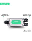 BT90W Outdoor PoE Extender, Gigabit PoE Repeater with Two PoE Outputs