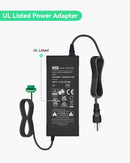 UL Listed DC 48V 2.5A Power Adapter, AC 100-240V to DC 48V 2.5A 120W Power Supply Adapter for PoE Switches and PoE NVRs