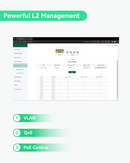 2.5G Cloud Managed PoE Switch with 10G SFP Uplink and 130W PoE Budget