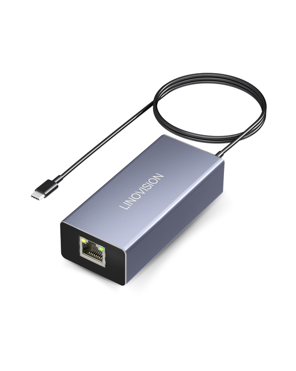 POE to USB-C Converter, Data and Charging through One Cable with 10/100Mbps Ethernet, Suitable for Phones and Tablets