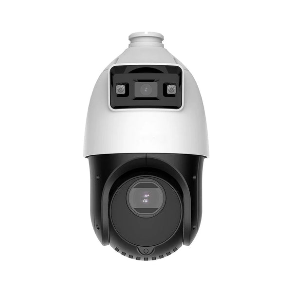 (IPTZ544D-25X) 4MP 25X IR PTZ Linkage Camera Integrated with Bullet Camera, Built-in AI Smart Detection, and Night ColorVu