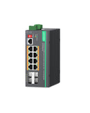 8 Ports L2+ Cloud Managed Full Gigabit BT PoE Switch, Max 480W PoE Power