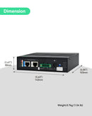 Industrial Gigabit 90W POE++ Splitter with DC 24V and DC 5/9/12/20V Output