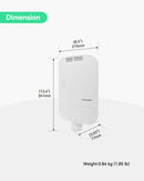 4 Ports Full Gigabit Outdoor Waterproof PoE Switch with 1 GE and 1 SFP Uplink