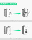 Industrial 8 Ports Gigabit Managed POE Switch with DC12V-57V Redundant Input