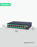 2.5G Cloud Managed PoE Switch with 10G SFP Uplink and 130W PoE Budget