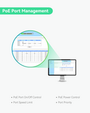 2.5G Cloud Managed PoE Switch with 10G SFP Uplink and 130W PoE Budget