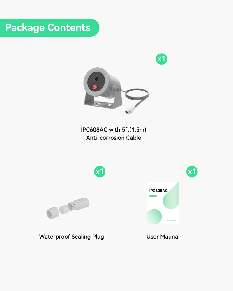 4K Anti-corrosion Camera with Tailored Coating for Sea Shores and Marine