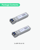 10Gbps BIDI SFP+ Optical Transceiver for POE Switch with 10G SFP Module
