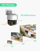 (IPTZ5432AC) The Most Affordable AI Smart Anti-corrosion 4MP 32x Optical Zoom Network Dome Camera with Polymer Material