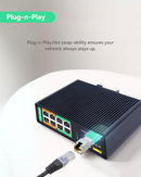 1.25G SFP to RJ45 Copper Gigabit Ethernet Transceiver, Up to 100m