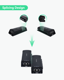 Single Port BT90W PoE Injector with 2.5G Super High Speed Transmission