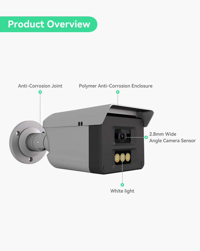 4MP Polymer Anti-Corrosion Network Camera with AI Smart Detection