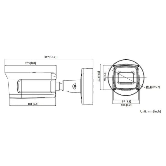 [IPC7A47-ANPR (8-32mm)] 4MP LPR Automated License Plate Recognition Camera