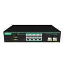 8 Ports Full Gigabit Cloud Managed PoE Switch with 2 SFP Uplink