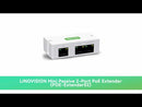 Mini 2 Ports POE Extender IEEE 802.3af/at POE Repeater Up to 300m