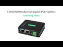 Industrial Gigabit POE+ Splitter with DC12V/DC24V/POE 24V Output