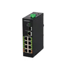 8-Port EOC & POE Hybrid Switch, Up to 2,500ft POE + Data Transmission over Cat5E Network Cable or Coaxial Cable - usiot.linovision.com
