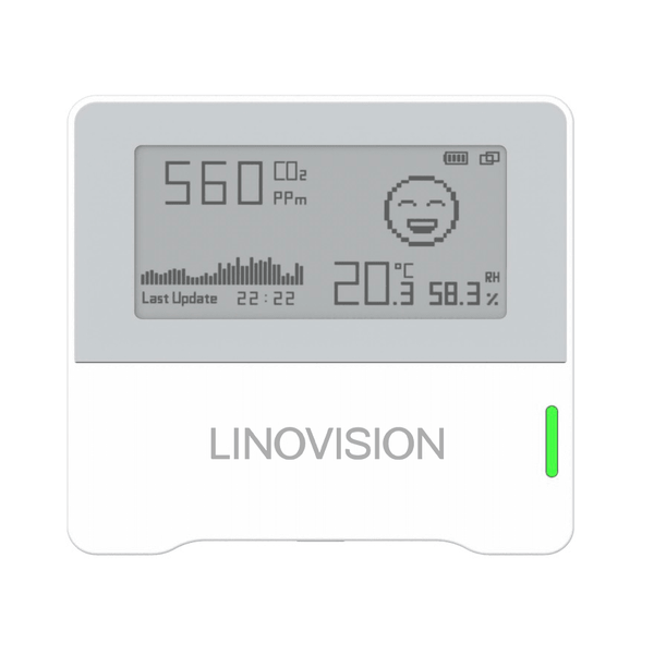 LoRaWAN Indoor Air Quality Ambience Monitoring Sensor For 3 elements detection - usiot.linovision.com